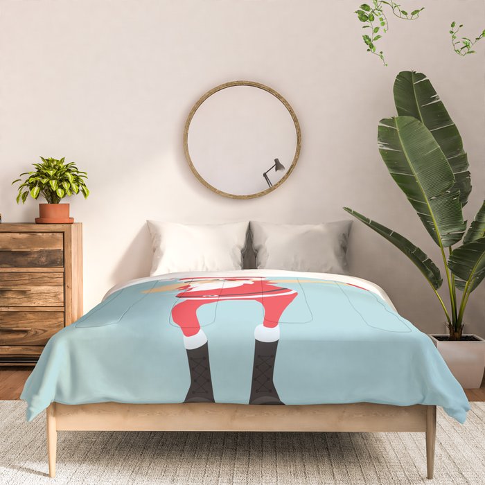 Dabbing Santa I Sleigh Comforter Gallery Image 3