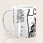 Snow Lift // Ski Chair Lift Colorado Mountains Black and White Snowboarding Vibes Photography Coffee Mug Gallery Image 3