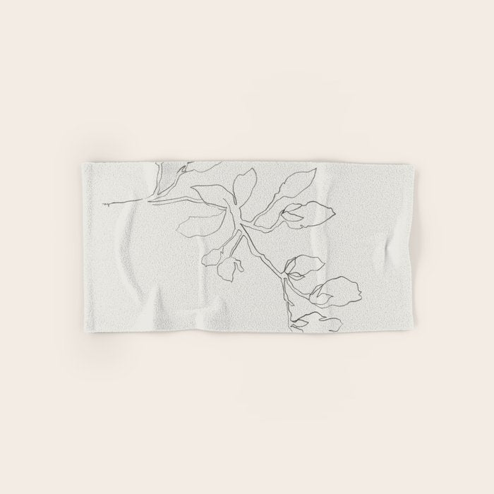 Floral Study No. 3 Towels Gallery Image 1