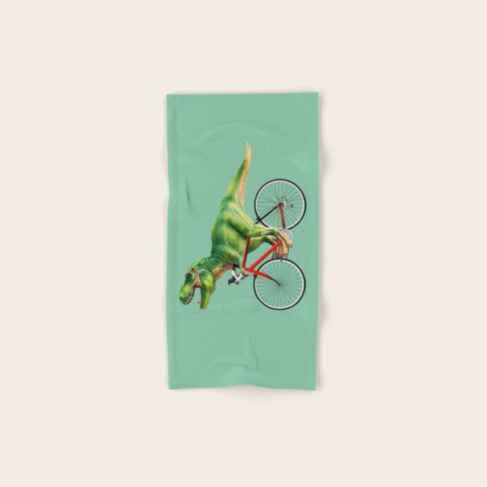 T-REX BIKE Hand & Bath Towel Gallery Image 1