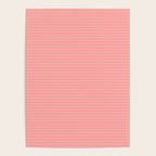 Cozy Blush Pink Ultra Fine Pastel Stripe Pattern  Poster Gallery Image 4