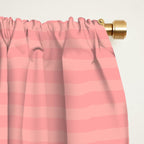 Cozy Blush Pink Ultra Fine Pastel Stripe Pattern  Window Curtain Gallery Image 2