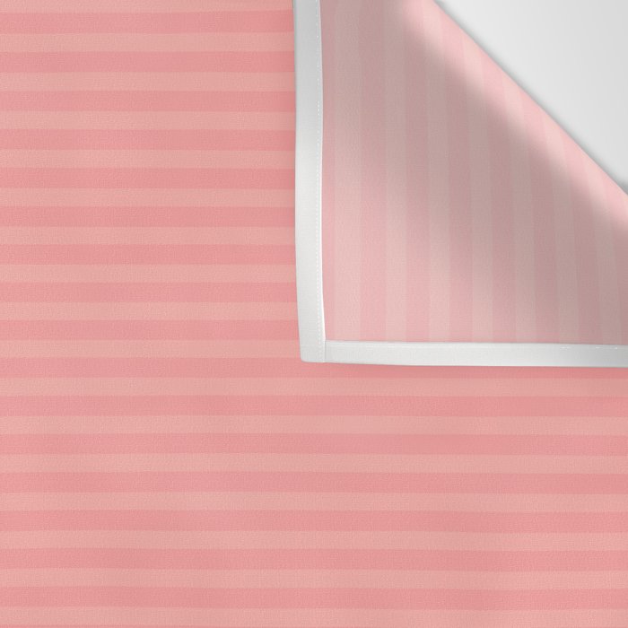 Cozy Blush Pink Ultra Fine Pastel Stripe Pattern  Wall Tapestry Gallery Image 3