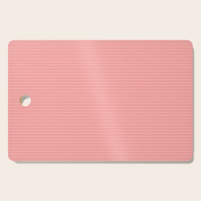 Cozy Blush Pink Ultra Fine Pastel Stripe Pattern  Cutting Board Gallery Image 1