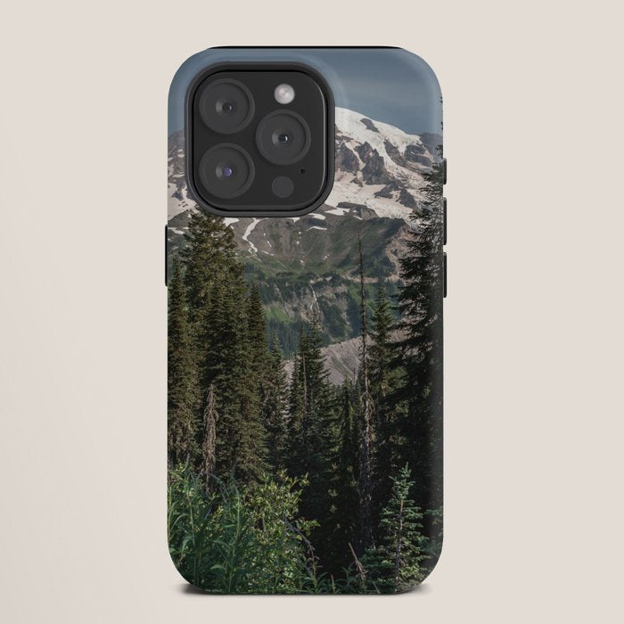 Mount Rainier Wanderlust II - Pacific Northwest Mountain Adventure iPhone Case Gallery Image 11