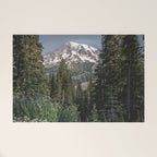 Mount Rainier Wanderlust II - Pacific Northwest Mountain Adventure Welcome Mat Gallery Image 1