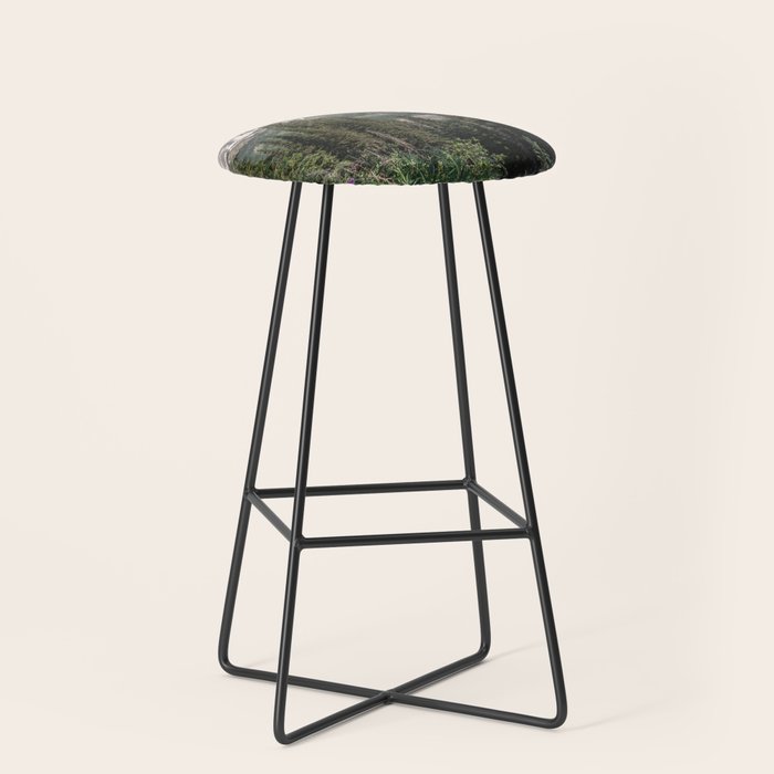 Mount Rainier Wanderlust II - Pacific Northwest Mountain Adventure Stool Gallery Image 1