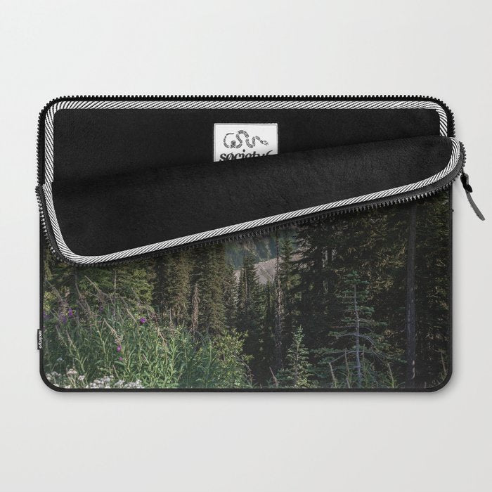 Mount Rainier Wanderlust II - Pacific Northwest Mountain Adventure Laptop Sleeve Gallery Image 2