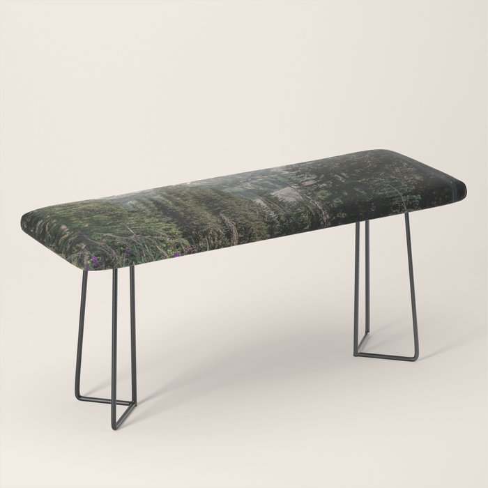 Mount Rainier Wanderlust II - Pacific Northwest Mountain Adventure Bench Gallery Image 1