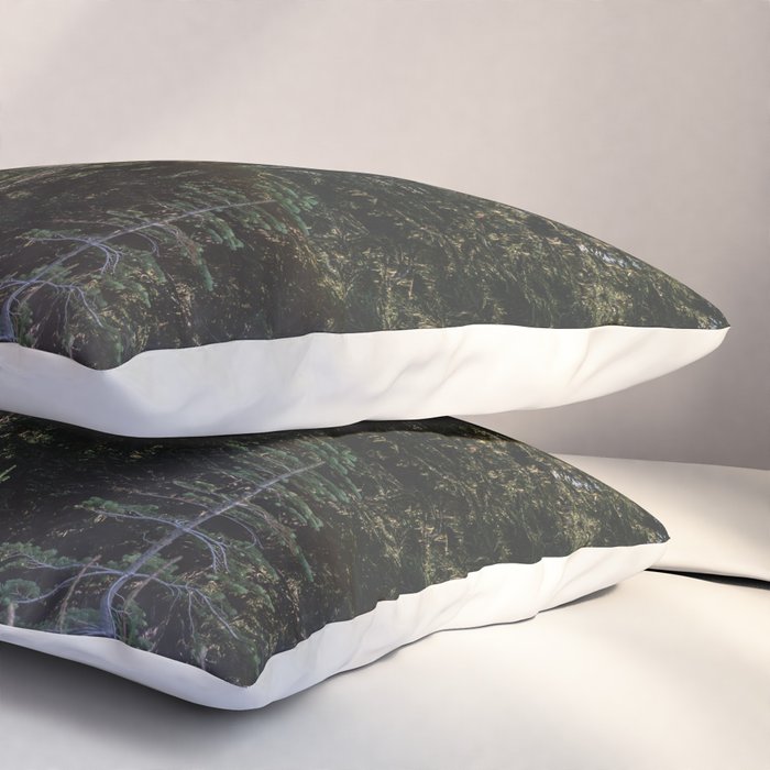 Mount Rainier Wanderlust II - Pacific Northwest Mountain Adventure Pillow Sham Gallery Image 3