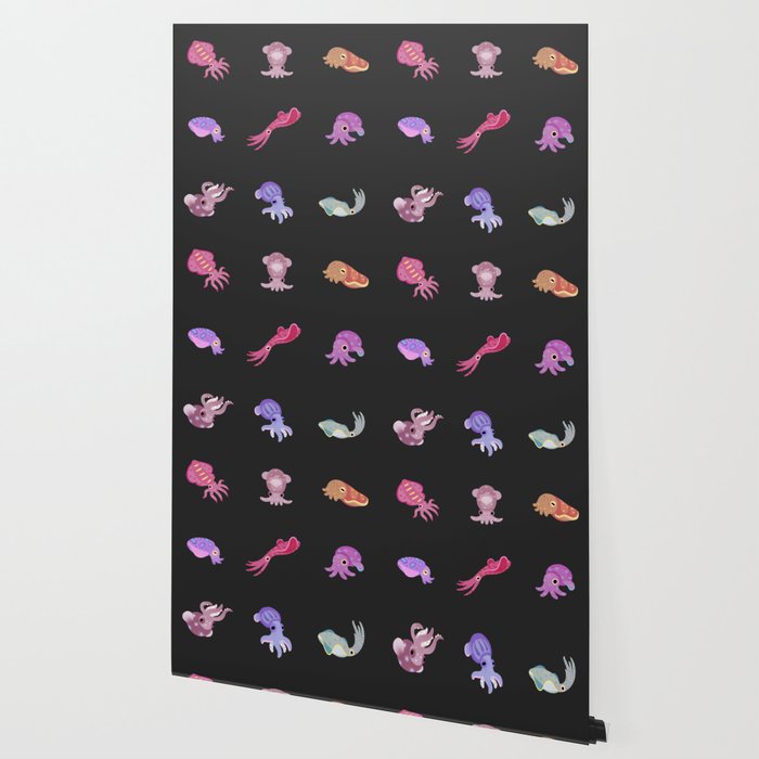 Squids - black Wallpaper Gallery Image 2