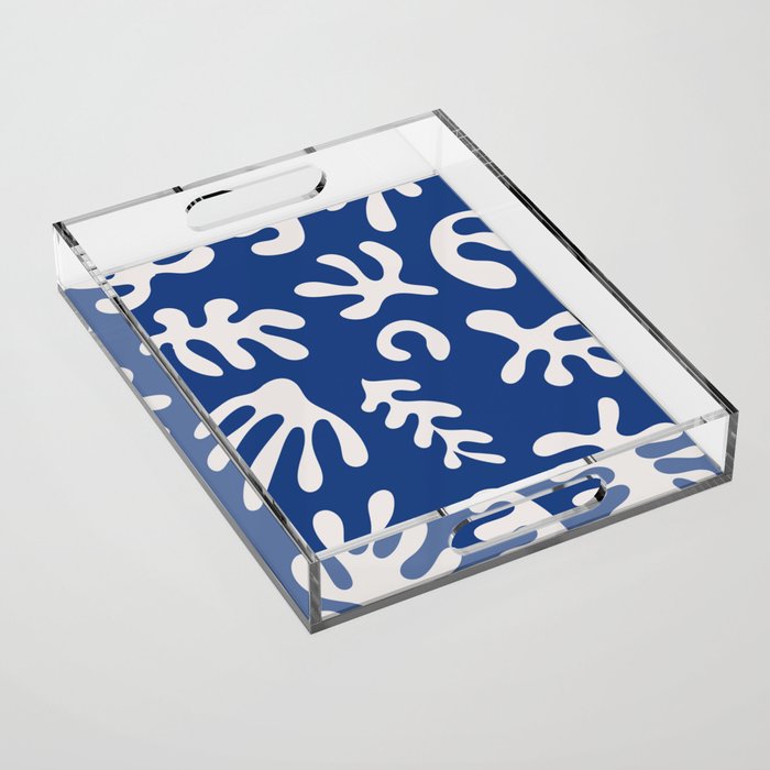Henri Matisse Organic Cut Out Leaf Shape Pattern Acrylic Tray Gallery Image 1