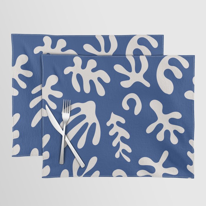 Henri Matisse Organic Cut Out Leaf Shape Pattern Placemat Gallery Image 1