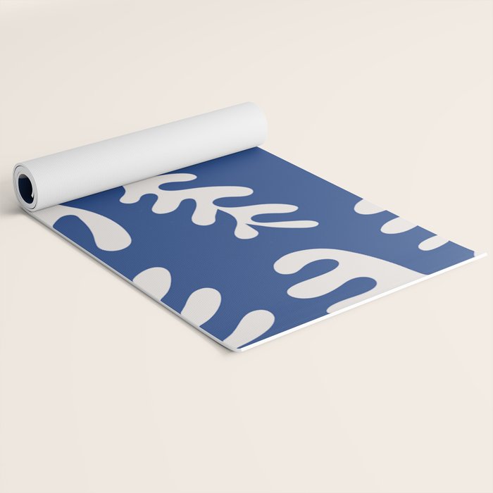 Henri Matisse Organic Cut Out Leaf Shape Pattern Yoga Mat Gallery Image 2