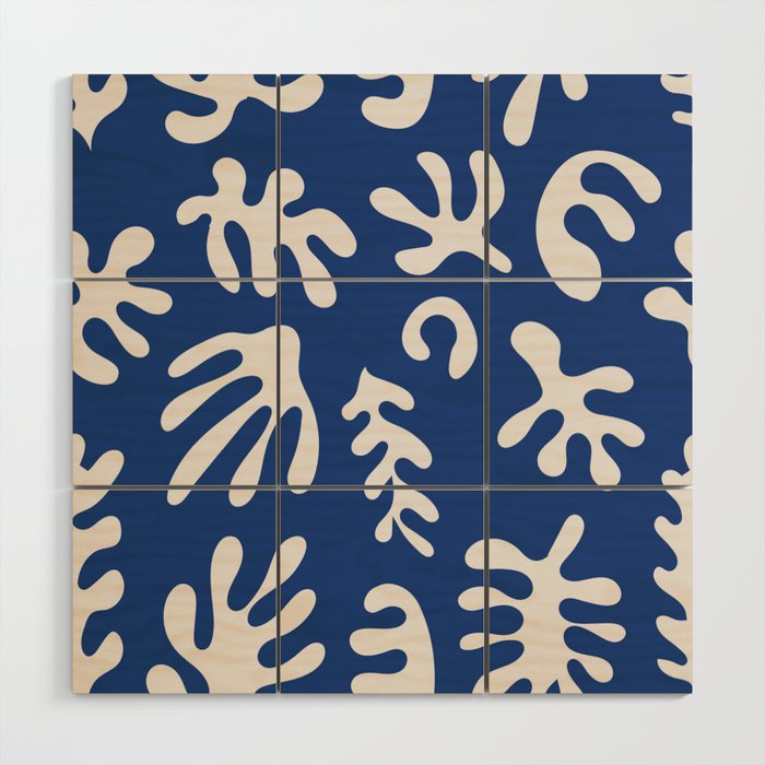 Henri Matisse Organic Cut Out Leaf Shape Pattern Wood Wall Art Gallery Image 1