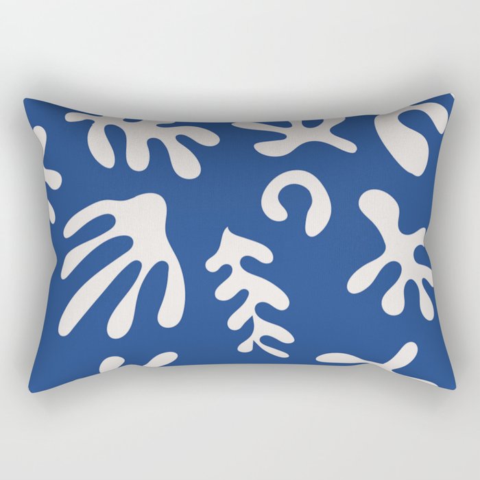 Henri Matisse Organic Cut Out Leaf Shape Pattern Rectangular Pillow Gallery Image 1