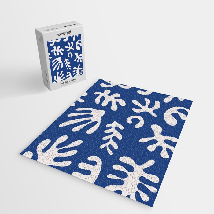 Henri Matisse Organic Cut Out Leaf Shape Pattern Jigsaw Puzzle Gallery Image 2