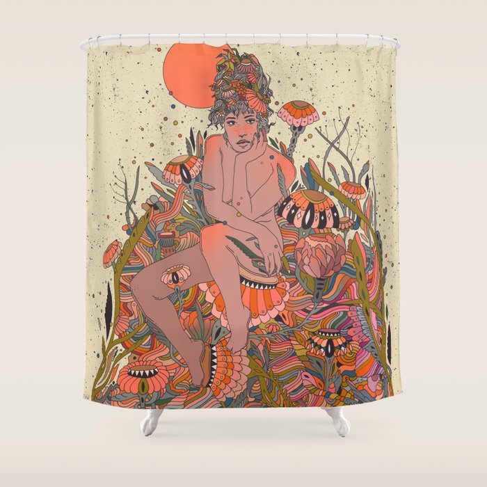 Queen Shower Curtain Gallery Image 1