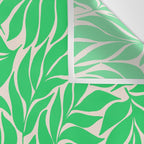 Green Palm Leaves Pattern Wall Tapestry Gallery Image 3