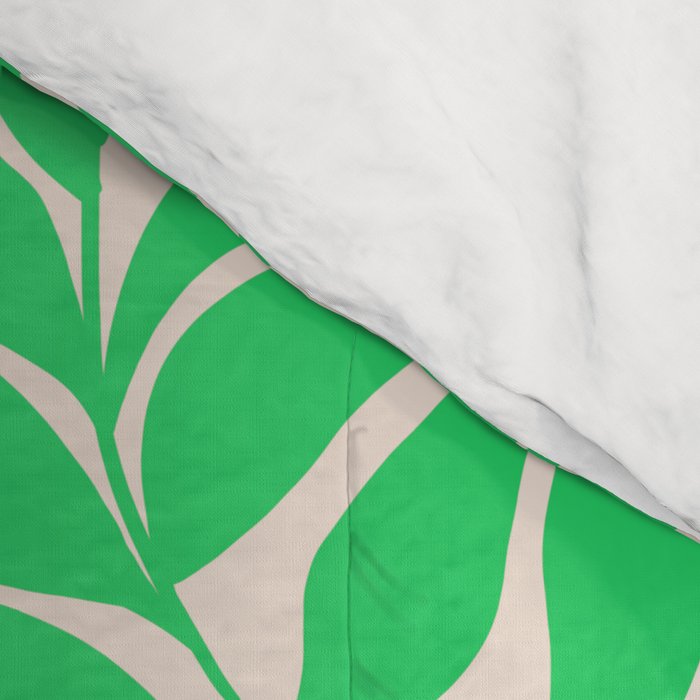 Green Palm Leaves Pattern Comforter Gallery Image 4