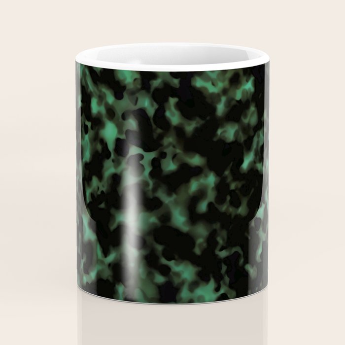 Emerald Green Tortoise Coffee Mug Gallery Image 4
