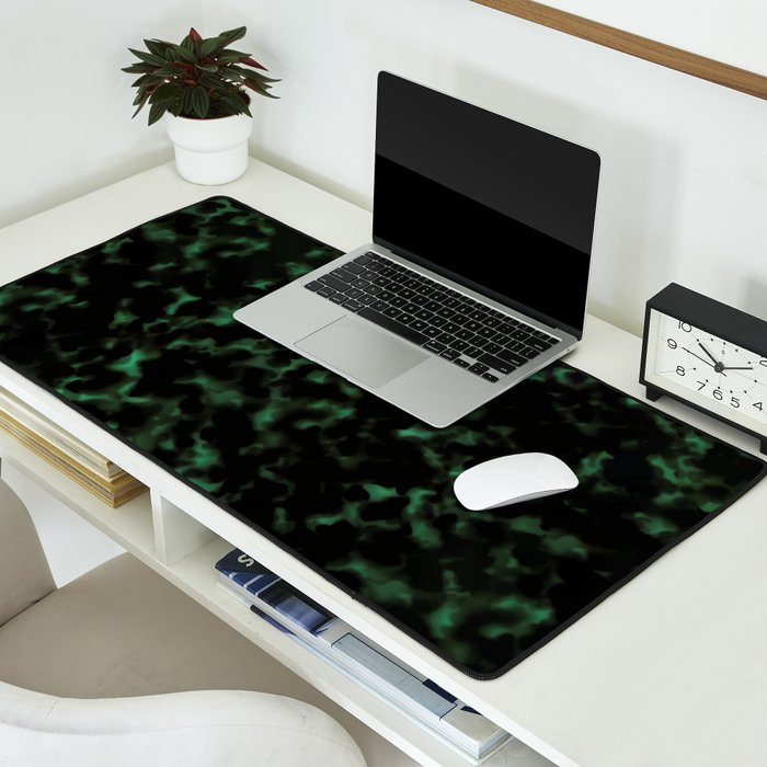 Emerald Green Tortoise Desk Mat Gallery Image 2