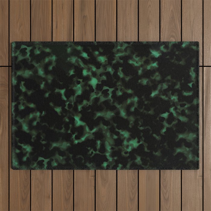 Emerald Green Tortoise Outdoor Rug Gallery Image 1