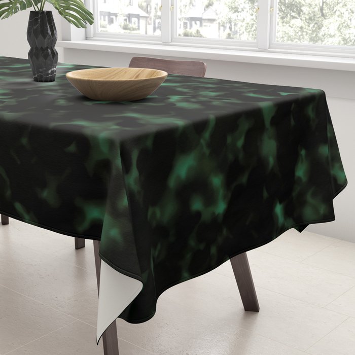 Emerald Green Tortoise Tablecloth Gallery Image 3
