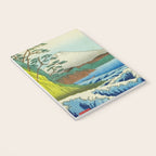 The Sea off Satta in Suruga Province (Suruga Satta kaijo), from the series "Thirty-six Views of Mount Fuji (Fuji sanjurokkei)" by Utagawa Hiroshige Notebook Gallery Image 3