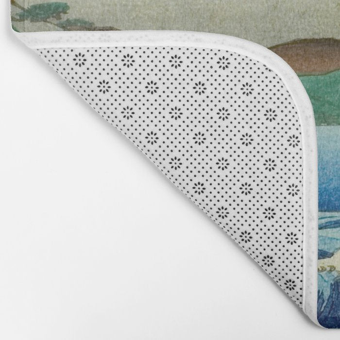 The Sea off Satta in Suruga Province (Suruga Satta kaijo), from the series "Thirty-six Views of Mount Fuji (Fuji sanjurokkei)" by Utagawa Hiroshige Bath Mat Gallery Image 2