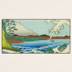 The Sea off Satta in Suruga Province (Suruga Satta kaijo), from the series "Thirty-six Views of Mount Fuji (Fuji sanjurokkei)" by Utagawa Hiroshige Desk Mat Gallery Image 3