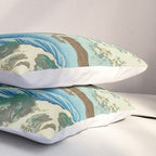 The Sea off Satta in Suruga Province (Suruga Satta kaijo), from the series "Thirty-six Views of Mount Fuji (Fuji sanjurokkei)" by Utagawa Hiroshige Pillow Sham Gallery Image 3