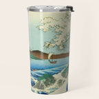 The Sea off Satta in Suruga Province (Suruga Satta kaijo), from the series "Thirty-six Views of Mount Fuji (Fuji sanjurokkei)" by Utagawa Hiroshige Travel Mug Gallery Image 2