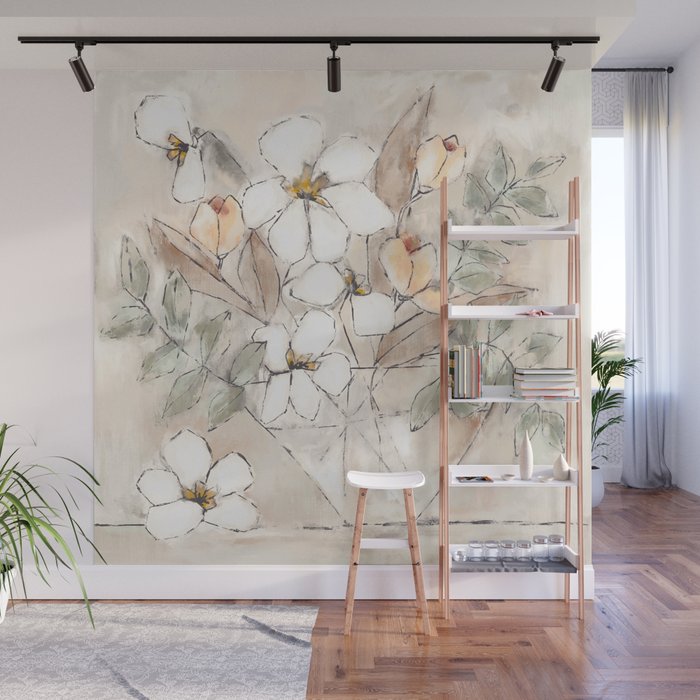 Peaches and Cream Wall Mural Gallery Image 1