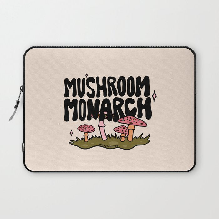 Mushroom Monarch Laptop Sleeve Gallery Image 1