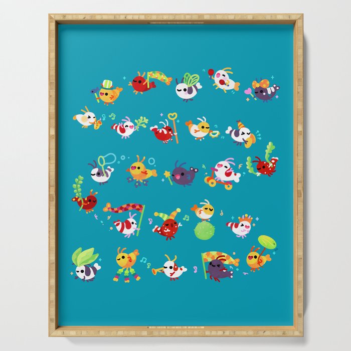 Shrimp march Serving Tray Gallery Image 1
