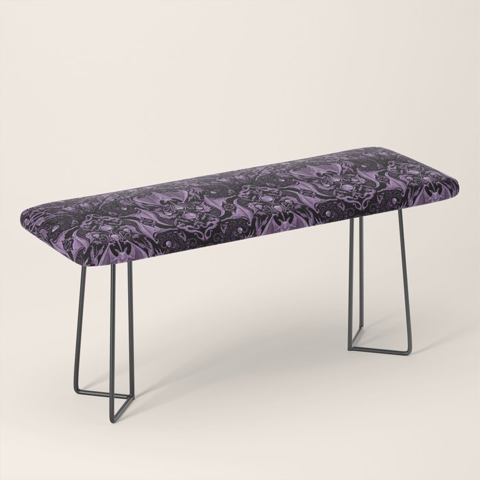 Bats and Beasts (Purple) Bench Gallery Image 1