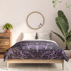 Bats and Beasts (Purple) Comforter Gallery Image 3