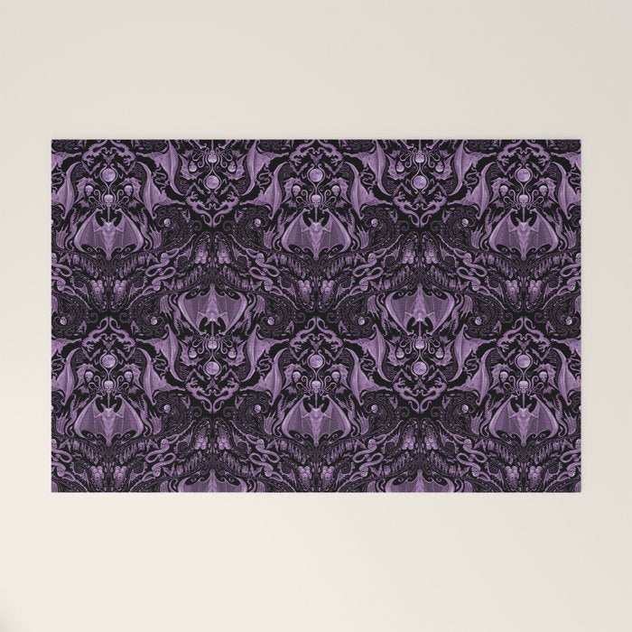 Bats and Beasts (Purple) Welcome Mat Gallery Image 1