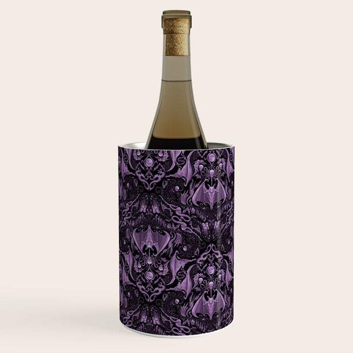 Bats and Beasts (Purple) Wine Chiller Gallery Image 3