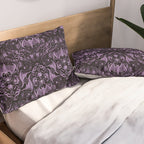 Bats and Beasts (Purple) Pillow Sham Gallery Image 2