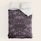 Bats and Beasts (Purple) Duvet Cover Gallery Image 6