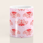 Butterfly Pink Red Coffee Mug Gallery Image 4