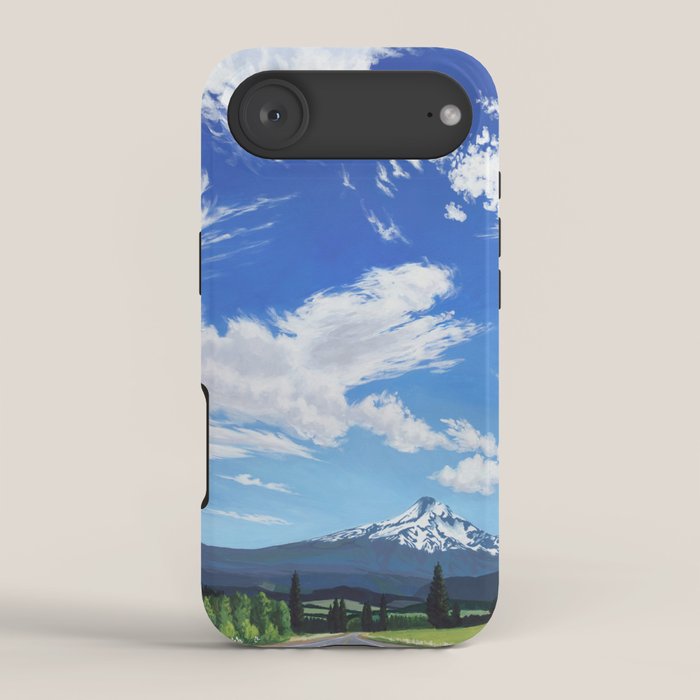 Mt Hood in Cherry Season iPhone Case Gallery Image 2