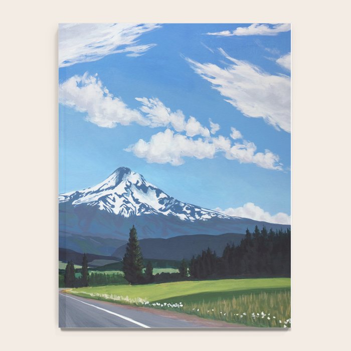 Mt Hood in Cherry Season Notebook Gallery Image 4