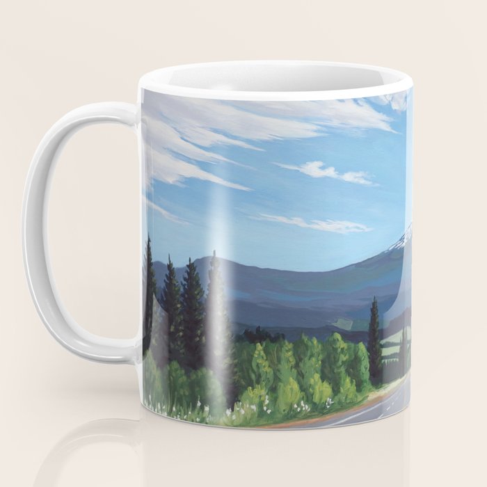 Mt Hood in Cherry Season Coffee Mug Gallery Image 3