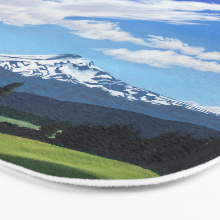 Mt Hood in Cherry Season Bath Mat Gallery Image 3