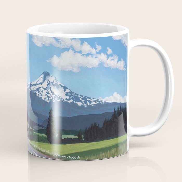 Mt Hood in Cherry Season Coffee Mug Gallery Image 1