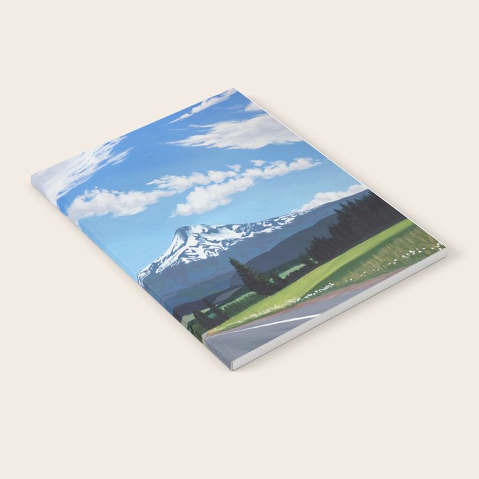 Mt Hood in Cherry Season Notebook Gallery Image 1