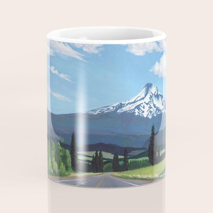 Mt Hood in Cherry Season Coffee Mug Gallery Image 4